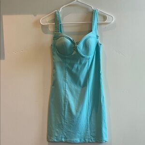 Sabo Skirt Teal Mini Dress